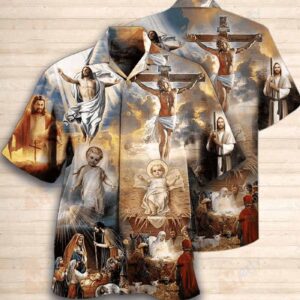 High Quality The Life Of Jesus Hawaiian Shirt  - Gift Men Women Days