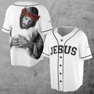 Hug of Jesus God's Love Belive In God Baseball Jersey - Gift Men Women