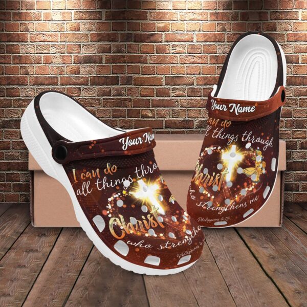 I Can Do All Things Through Christ – Personalized Clogs for Jesus Lovers & Faith Believers