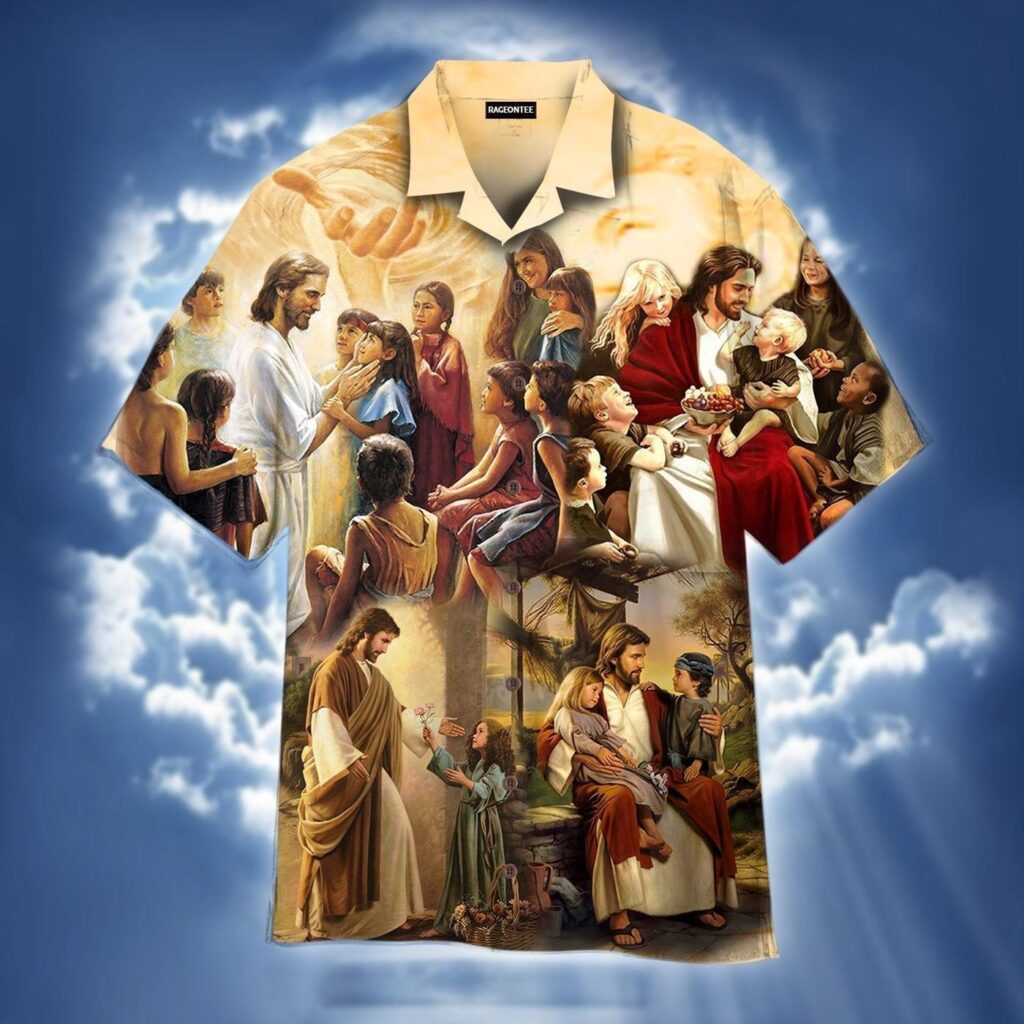 Jesus And Children From Around The World Hawaiian Shirts For Men Women – Gift Men Women Days Jesus And Children From Around The World Hawaiian Shirts For Men Women – Gift Men Women Days
