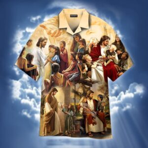 Jesus And Children From Around The World Hawaiian Shirts For Men Women  - Gift Men Women Days