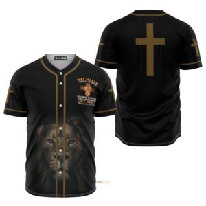 Jesus And Lion Way Maker Miracle Worker - Baseball Jersey - Gift Men Women