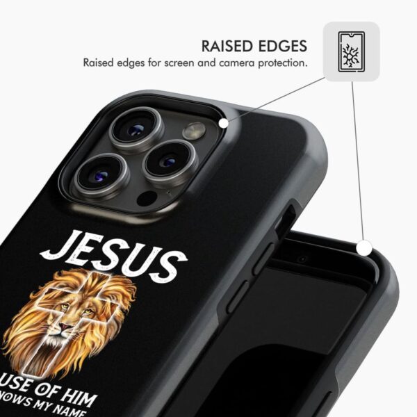 Jesus because of him heaven knows my name phone case, Jesus phone cases