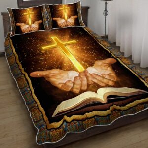 Jesus Bible Quilt Bedding Set LSNGO08BD 2