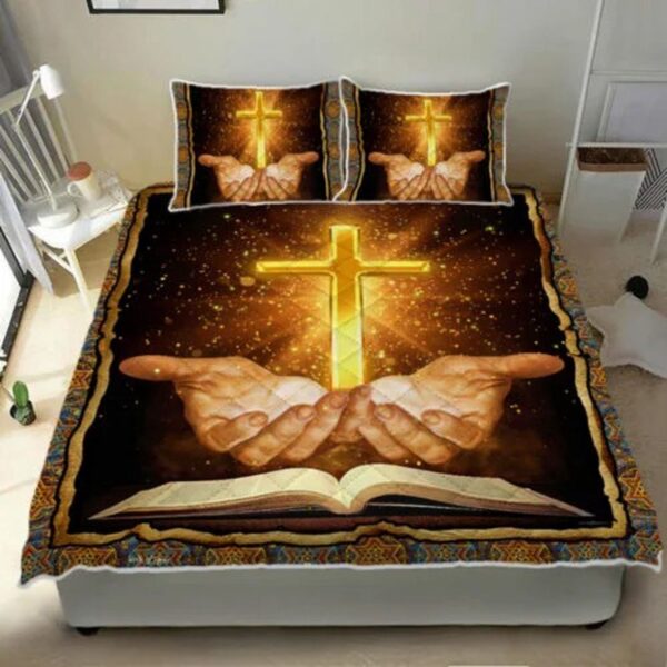 Jesus Bible Quilt Bedding Set LSNGO08BD