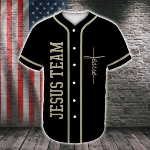 Jesus Christ And The American Veteran Baseball Jersey For God - Gift Men Women 1