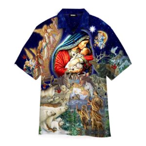 Jesus Christmas Aloha Hawaiian Shirts For Men and Women   - Gift Men Women Days