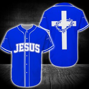 Jesus Cross Baseball Tee Jersey Shirt - Gift Men Women 1