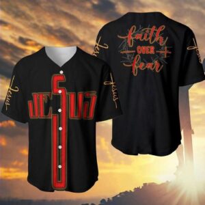 Jesus Cross Letters Baseball Tee Jersey Shirts 3D - Gift Men Women