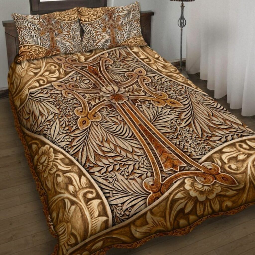Jesus Cross Quilt Bedding Set Jesus Cross Quilt Bedding Set