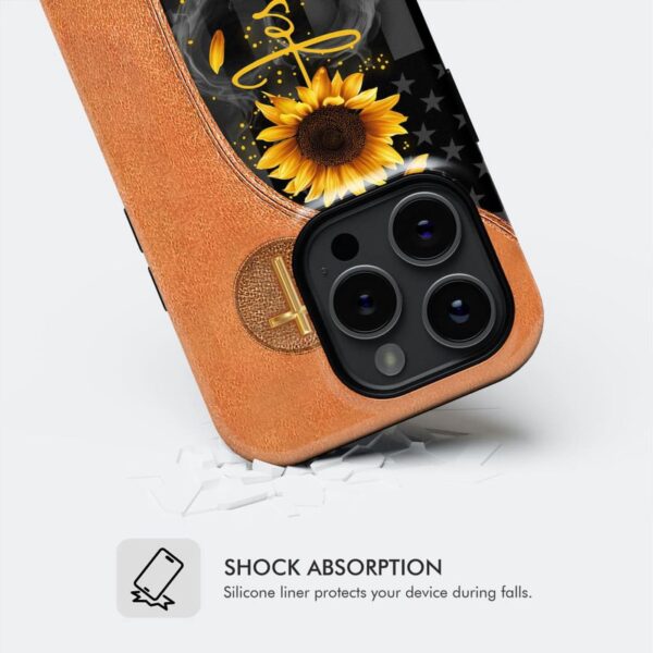 Jesus cross sunflower phone case