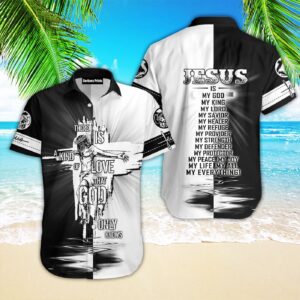 Jesus Custom Name Aloha Hawaiian Shirts For Men & For Women NH1002 - Gift Men Women Days 1