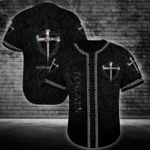 Jesus Forgiven Baseball Jersey - Gift Men Women