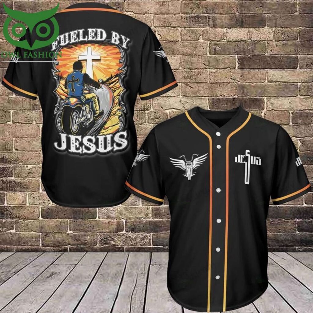 Jesus Fueled by Jesus Baseball Jersey shirt – Gift Men Women Jesus Fueled by Jesus Baseball Jersey shirt – Gift Men Women