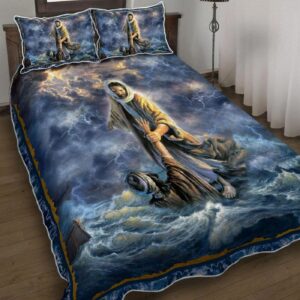 Jesus Gift Savior Quilt Bedding Set