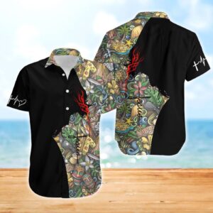 Jesus Hawaiian Shirt Jesus Silhouette Hawaiian Pattern Hawaii Shirt Jesus Aloha Shirt 2025