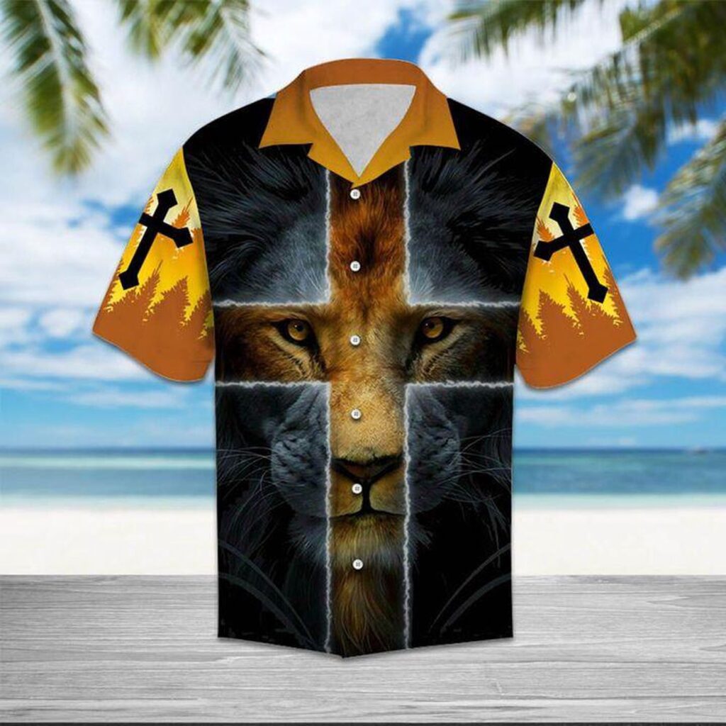Jesus Hawaiian Shirt Lion Jesus Cross Yellow Hawaii Shirt Jesus Aloha Shirt Christian Apparel 2025 Jesus Hawaiian Shirt Lion Jesus Cross Yellow Hawaii Shirt Jesus Aloha Shirt Christian Apparel 2025