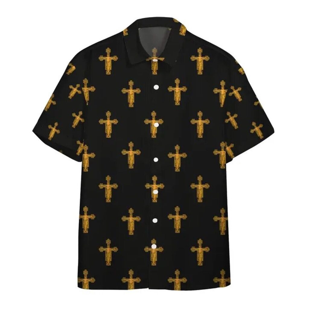 Jesus Hawaiian Shirt Medieval The Jesus Cross Pattern Black Hawaii Shirt Jesus Aloha Shirt 2025 Jesus Hawaiian Shirt Medieval The Jesus Cross Pattern Black Hawaii Shirt Jesus Aloha Shirt 2025