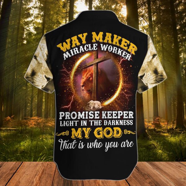 Jesus Hawaiian Shirt Way Maker Micracle Worker Promise Keeper Hawaii Shirt Jesus Aloha Shirt 2025
