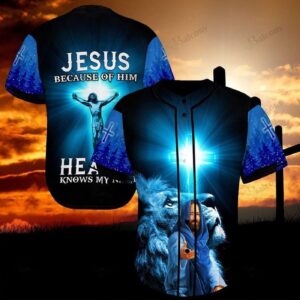 Jesus Heaven Knows My Name Baseball Jersey For God - Gift Men Women