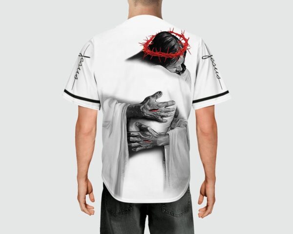 Jesus Hug Embracing Christ Baseball Tee Jersey Shirts – Gift Men Women