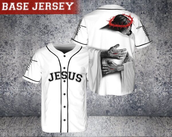 Jesus Hug Embracing Christ Baseball Tee Jersey Shirts – Gift Men Women