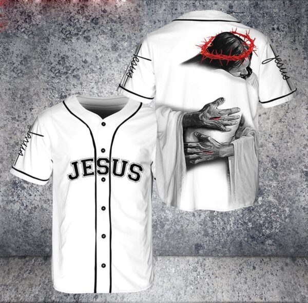 Jesus Hug Embracing Christ Baseball Tee Jersey Shirts – Gift Men Women