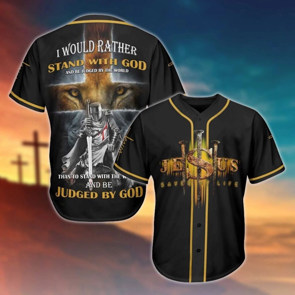 God-Printed 3D Baseball Jersey – Stand with Jesus Gifts for Men & Women God-Printed 3D Baseball Jersey – Stand with Jesus Gifts for Men & Women
