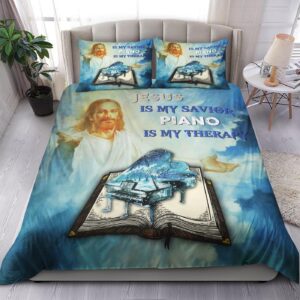 Jesus Is Gift Savior Piano Is Gift Gift Bedding Set Bed Sheets Spread Comforter Duvet Cover Bedding Sets