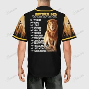 Jesus Is My God, My life, My Everything Baseball Jersey For Christian - Gift Men Women 1