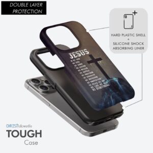 Jesus is my savior, Jesus hands, Christian phone case 1