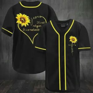 Jesus It's not religion It is a relationship Baseball Tee Jersey Shirt 161 - Gift Men Women