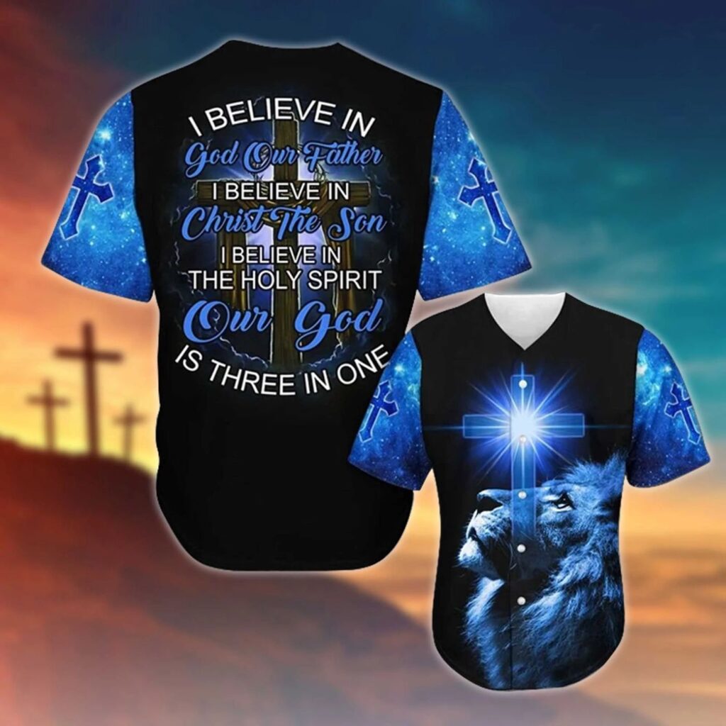 Jesus Lion 3D Baseball Jersey Faithful Cross Lion Print for Men & Women – Perfect Gift Jesus Lion 3D Baseball Jersey Faithful Cross Lion Print for Men & Women – Perfect Gift