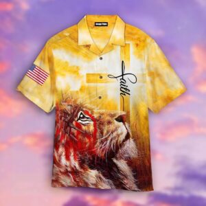 Jesus Lion Aloha Hawaiian Shirts For Men & For Women   - Gift Men Women Days