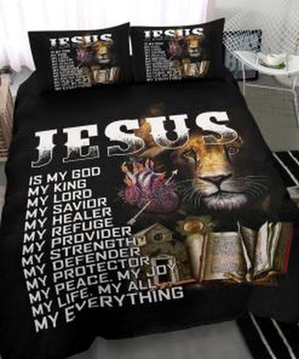Jesus Lion Bedding Duvet Cover And Pillowcase Set