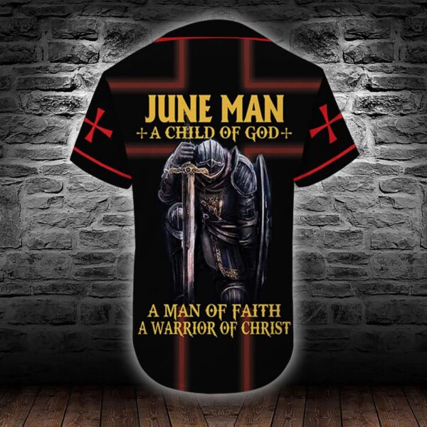 Jesus Lion June Man Baseball Tee Jersey Shirt – Gift Men Women