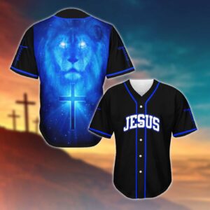 Jesus Lion on The Light - Baseball Tee for God Lover - Gift Men Women 3