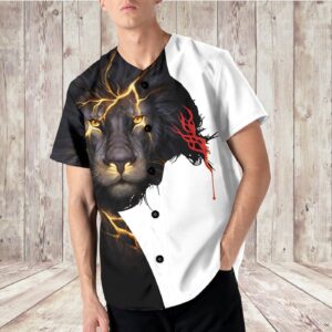 Jesus Lion Way Maker Miracle Worker Baseball Tee Jersey Shirt Printed 3D - - Gift Men Women 1