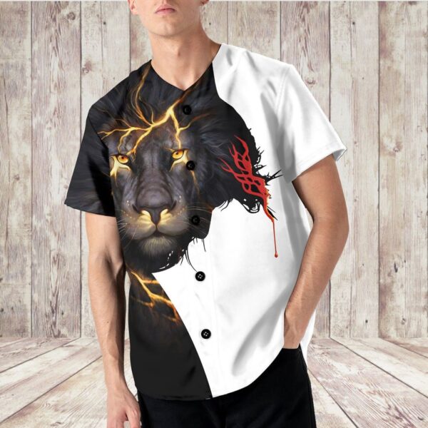 Jesus Lion Way Maker Miracle Worker Baseball Tee Jersey Shirt Printed 3D – – Gift Men Women