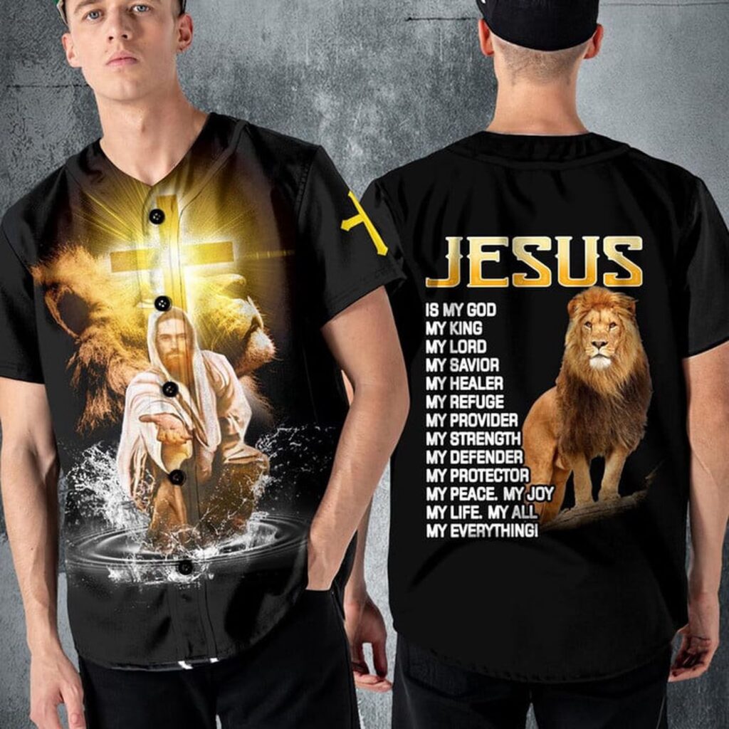 Jesus My God My King My Lord Baseball Jersey For Christian – Gift Men Women Jesus My God My King My Lord Baseball Jersey For Christian – Gift Men Women