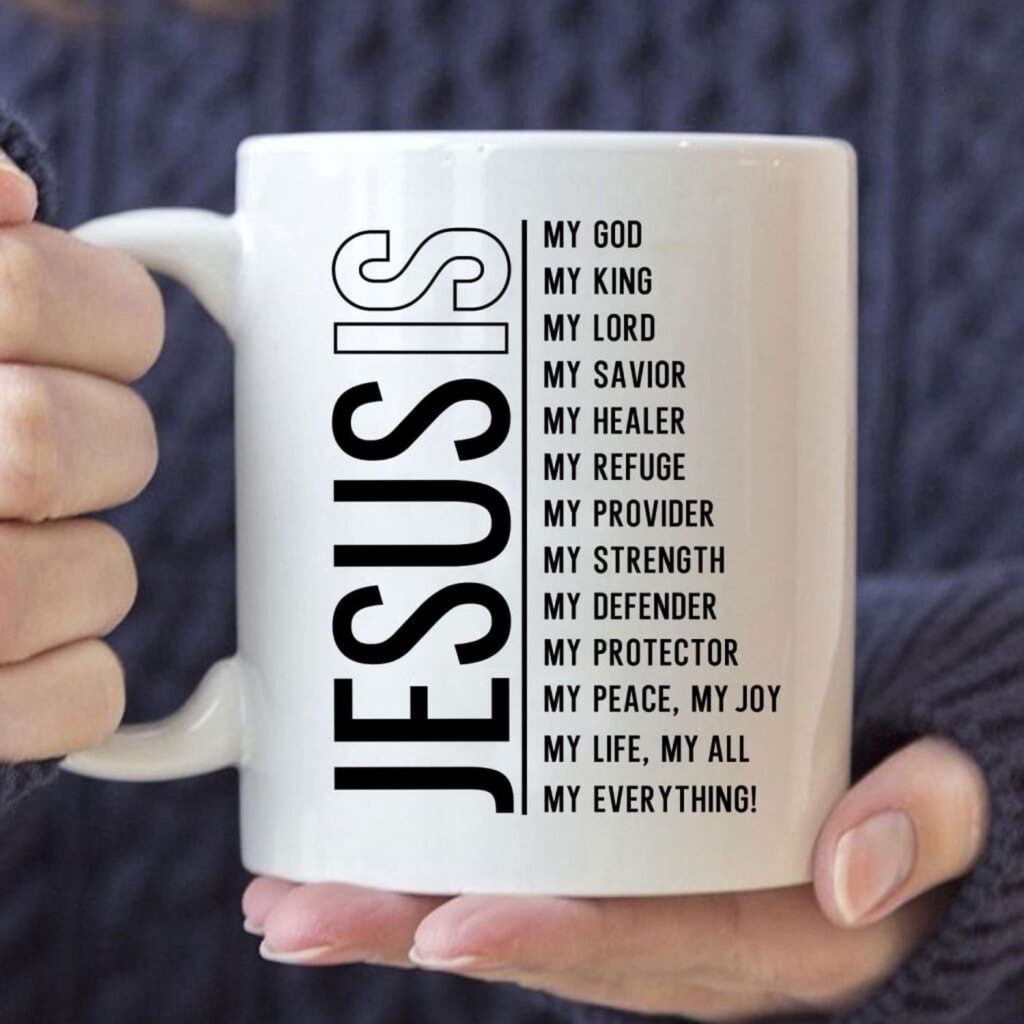 Jesus my Lord my God my all, Christian coffee mug Jesus my Lord my God my all, Christian coffee mug