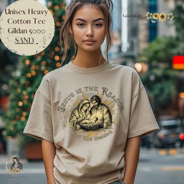 Jesus Nativity Scene Unisex Shirt: Catholic Winter Apparel for Festive Faith Clothing