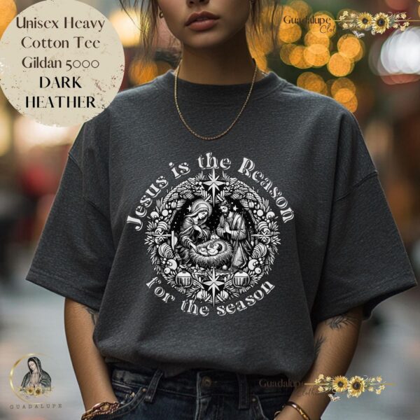 Jesus Nativity Scene Unisex Shirt – Catholic Winter Apparel & Festive Faith Clothing