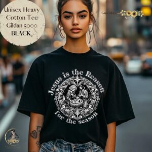 Jesus Nativity Scene Unisex Shirt - Catholic Winter Apparel & Festive Faith Clothing