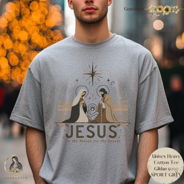 Jesus Nativity Scene Unisex Shirt – Catholic Winter Apparel & Festive Faith Clothing