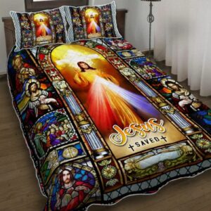 Jesus Of Divine Gift Quilt Bedding Set Gift
