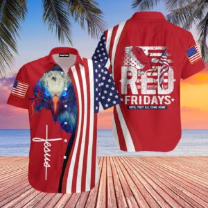Jesus On Friday We Wear Red Hawaiian Shirts For Men & Women  - Gift Men Women Days