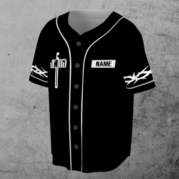 Jesus Personalize Name I May Not Be Perfect But Jesus Thinks I’m To Die For Black 3D Baseball Jersey Size – Gift Men Women