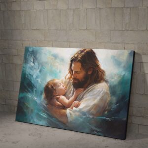 Jesus Protection 1 Poster and Canvas