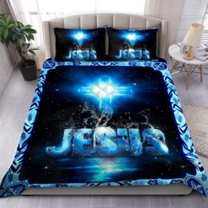 Jesus Quilt Bedding Set Gift